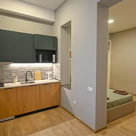 Studio With Balcony In Old City 第比利斯 外观 照片